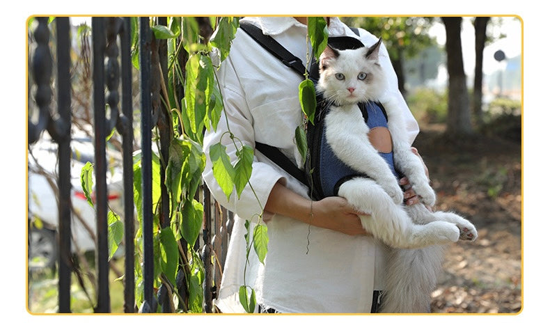 BONMORA PurrVoyage™ Cat Chest Carrier Bag